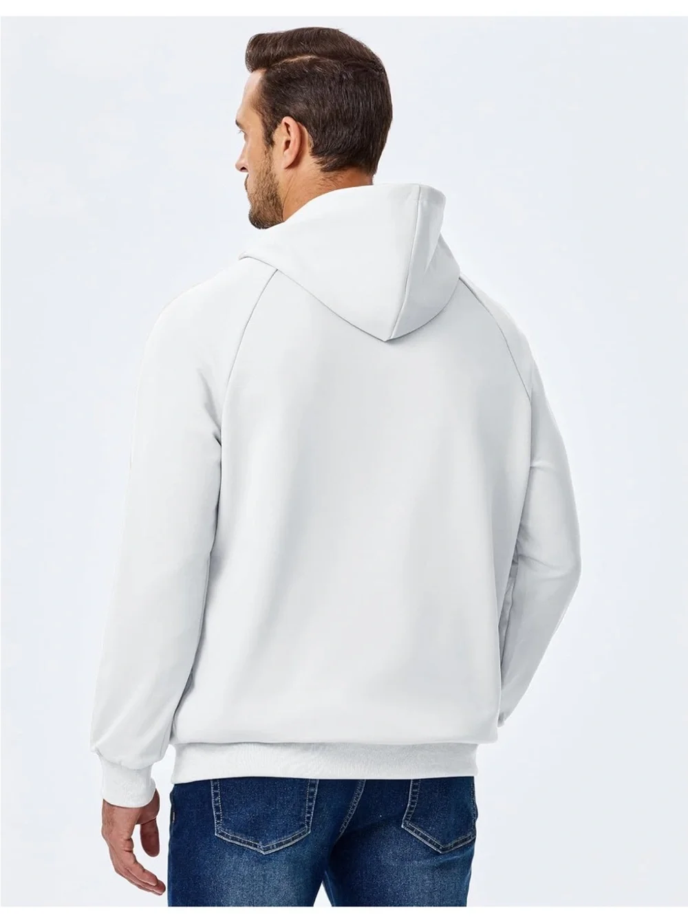 NWT SZMed Hoodies Sweatshirt  Ribbed V-stitch Neckline Solid Drawstring Pullover